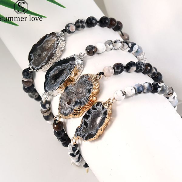 6mm natural carnelian stone bracelet gold silver edging irregular charm bracelet for women men adjustable jewelry couples gift, Golden;silver
6mm natural carnelian stone bracelet gold silver edging irregular charm bracelet for women men adjustable jewelry couples gift, Golden;silver