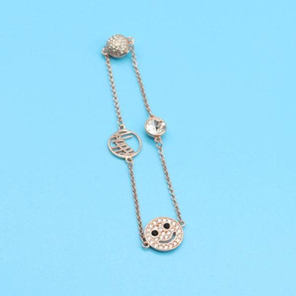 luxury jewelry s925 sterling silver bracelets happy smile charm bracelets adjustable zircon bracelets for women fashion, Golden;silver
luxury jewelry s925 sterling silver bracelets happy smile charm bracelets adjustable zircon bracelets for women fashion, Golden;silver