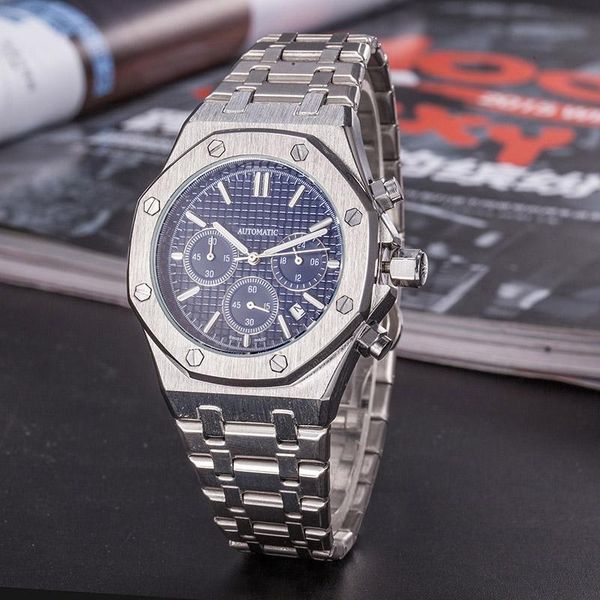 Selling men luxury watch royal all ubdial work quartz movement topwatche famou brand tainle teel oak gift for men
Selling men luxury watch royal all ubdial work quartz movement topwatche famou brand tainle teel oak gift for men