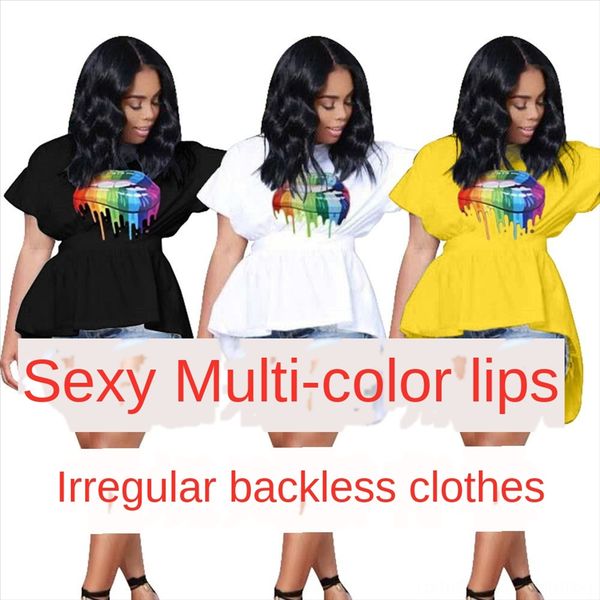 q5121 women's colorful lip irregular back straps q5121 women's colorful lip irregular back straps top, White
q5121 women's colorful lip irregular back straps q5121 women's colorful lip irregular back straps top, White