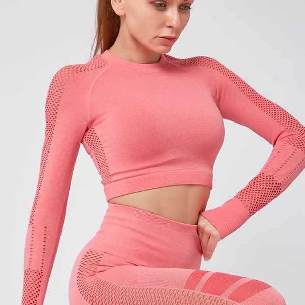 hollow yoga clothes short stretch tight tight breathable sweat-absorbent quick-drying fitness sports long-sleeved shirt women, White;red
hollow yoga clothes short stretch tight tight breathable sweat-absorbent quick-drying fitness sports long-sleeved shirt women, White;red