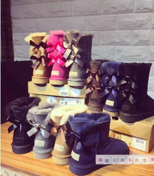 kids eu25-43 retailping low price retail new australian snow boots thick leather bow in the tube snow boots cotton shoes, Black
kids eu25-43 retailping low price retail new australian snow boots thick leather bow in the tube snow boots cotton shoes, Black