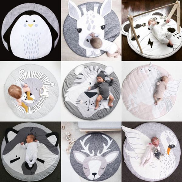 ins baby creeping mats fox deer unicorn rabbit lion swan play game mat decorative crawling blanket kids floor carpet 17 styles fj510
ins baby creeping mats fox deer unicorn rabbit lion swan play game mat decorative crawling blanket kids floor carpet 17 styles fj510