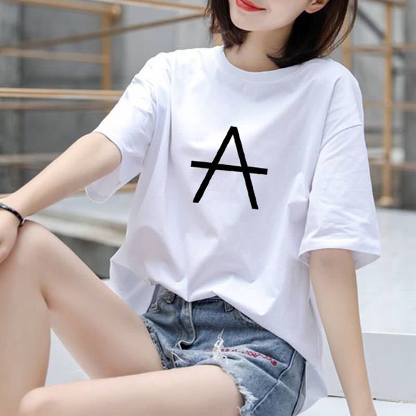 zoki white women t shirt pure cotton summer short sleeve loose plus size tees causal o neck letter harajuku ladies 2020
zoki white women t shirt pure cotton summer short sleeve loose plus size tees causal o neck letter harajuku ladies 2020