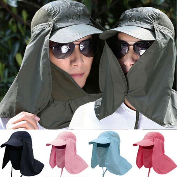 uv protection brim ear neck cover sun flap cap hunting fishing hiking bucket man summer solid sun hats, Blue;gray
uv protection brim ear neck cover sun flap cap hunting fishing hiking bucket man summer solid sun hats, Blue;gray