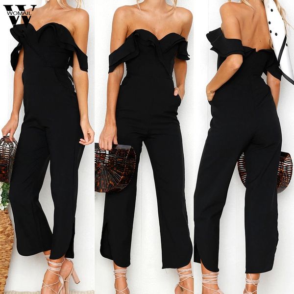 womail bodysuit women summer fashion holiday off shoulder short sleeve summer beach jumpsuit overalls dropship m5, Black;white
womail bodysuit women summer fashion holiday off shoulder short sleeve summer beach jumpsuit overalls dropship m5, Black;white