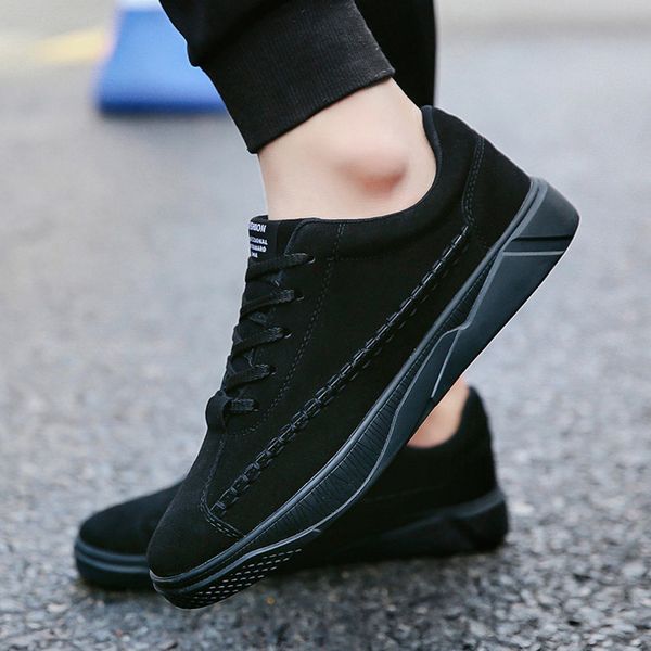 muqgew new breathable shoes men's fashion man footwear casual solid lace-up sport running shoes sneakers ankle board male, Black
muqgew new breathable shoes men's fashion man footwear casual solid lace-up sport running shoes sneakers ankle board male, Black