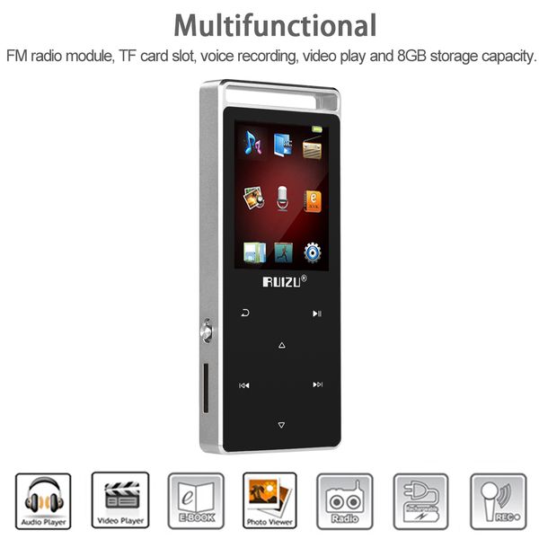original ruizu d01 mp3 player 8gb touch screen 1.8 inch voice recorder fm e-book tf card clock video usb mp3 music player
original ruizu d01 mp3 player 8gb touch screen 1.8 inch voice recorder fm e-book tf card clock video usb mp3 music player