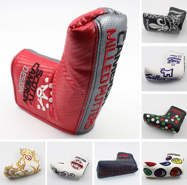 one piece new golf club putter headcover skull crown cattle for golf club putter head cover ing
one piece new golf club putter headcover skull crown cattle for golf club putter head cover ing