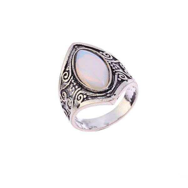 retro moonstone silver plated rings europe and america ms. exaggerated jewelry fashion punk style ring
retro moonstone silver plated rings europe and america ms. exaggerated jewelry fashion punk style ring