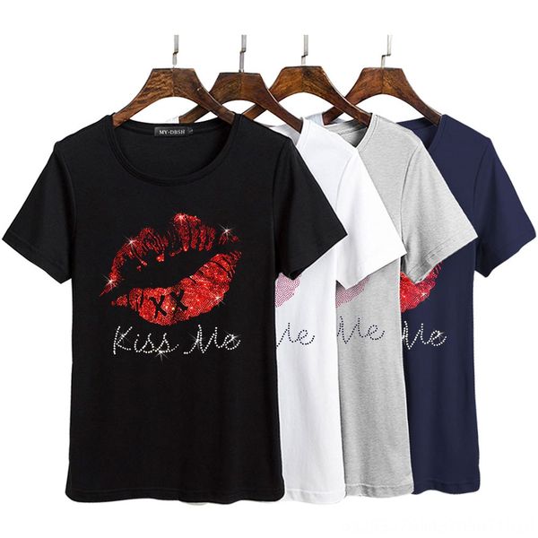 mydbsh loose large size slim drill t- round collar casual women's short sleeve t-shirt base shirt fashion, White
mydbsh loose large size slim drill t- round collar casual women's short sleeve t-shirt base shirt fashion, White