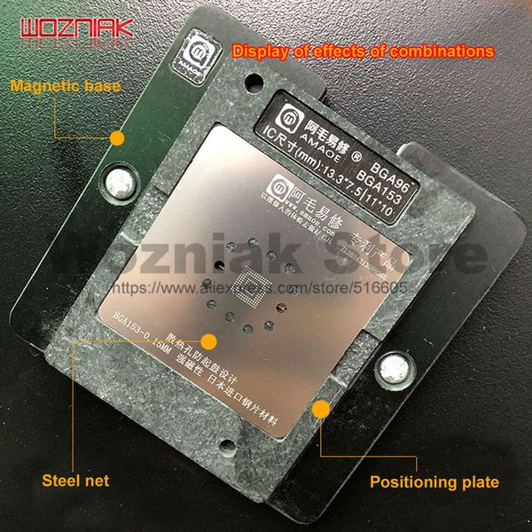 wozniak ddr stannum plant bga96 bga153 magnetic platform lcd smart tv ddr 2/3/4/ chip repair steel mesh
wozniak ddr stannum plant bga96 bga153 magnetic platform lcd smart tv ddr 2/3/4/ chip repair steel mesh