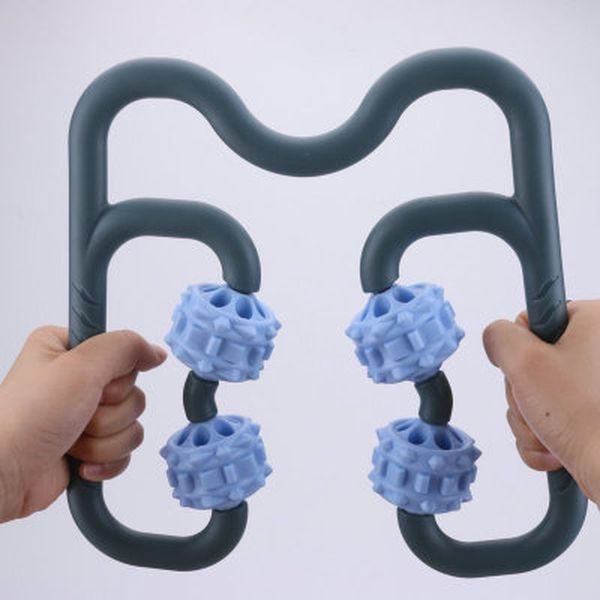 yoga fitness roller massager fitness aid equipment muscle relaxation plastic handheld massager aid thin skin thigh arm
yoga fitness roller massager fitness aid equipment muscle relaxation plastic handheld massager aid thin skin thigh arm