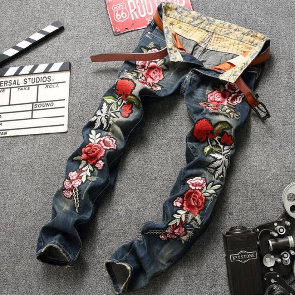 big size 28-38 2017 new blue jeans men fashion floral printed slim fit straight jeans hombre casual flower pattern punk
big size 28-38 2017 new blue jeans men fashion floral printed slim fit straight jeans hombre casual flower pattern punk
