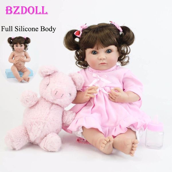 40cm full body silicone reborn baby doll toys lifelike 15" vinyl princess girl babies doll fashion birthday gift bathe toy y191211
40cm full body silicone reborn baby doll toys lifelike 15" vinyl princess girl babies doll fashion birthday gift bathe toy y191211