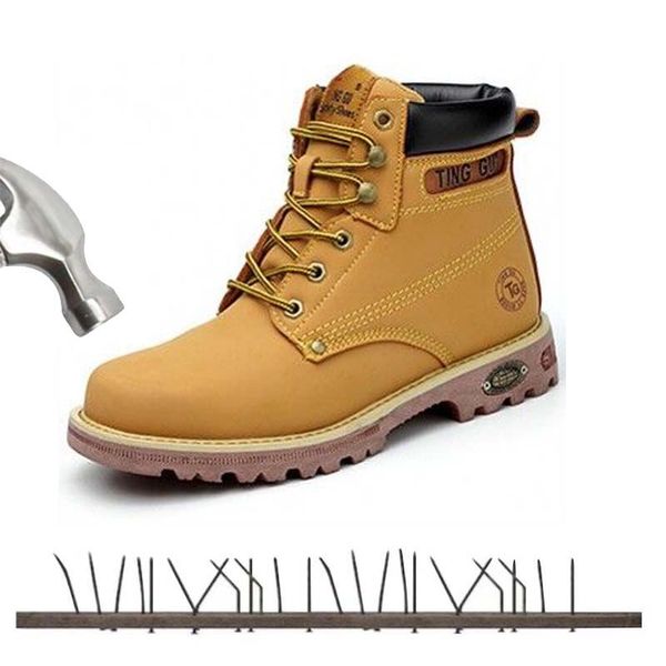 men genuine leather steel toe cap work boot autumn winte men outdoor anti-static puncture proof safety shoes protection footwear, Black
men genuine leather steel toe cap work boot autumn winte men outdoor anti-static puncture proof safety shoes protection footwear, Black