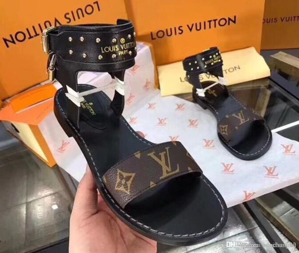 the latest luxurious women's popular leather sandals striking eye-catching gladiator style designer leather outsole perfect sandals, Black
the latest luxurious women's popular leather sandals striking eye-catching gladiator style designer leather outsole perfect sandals, Black