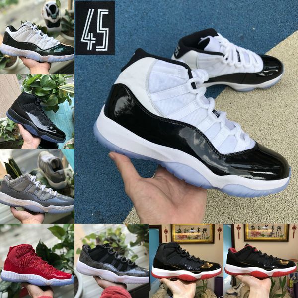 2019 new concord high 45 11 xi 11s men basketball shoes 23 women cap gown prm heiress gym red chicago tint space jams sports shoes
2019 new concord high 45 11 xi 11s men basketball shoes 23 women cap gown prm heiress gym red chicago tint space jams sports shoes