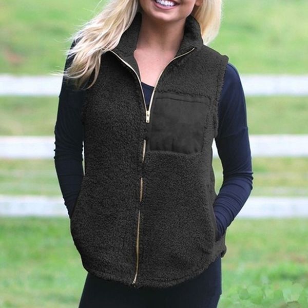 2020 new cotton blend women vests autumn plus size sleeveless coat ladies fashion zipper casual waistcoat female, Black;white
2020 new cotton blend women vests autumn plus size sleeveless coat ladies fashion zipper casual waistcoat female, Black;white