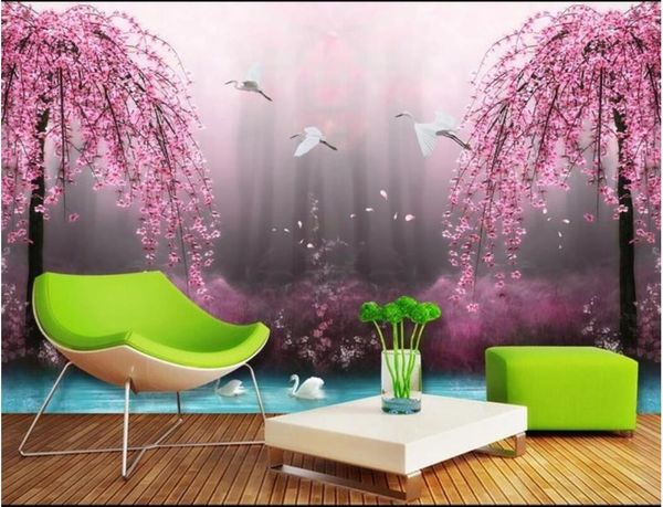 3d room wallpaper custom p mural hd fantasy wonderland peach blossom crane 3d tv background wall painting wallpaper for walls 3 d
3d room wallpaper custom p mural hd fantasy wonderland peach blossom crane 3d tv background wall painting wallpaper for walls 3 d