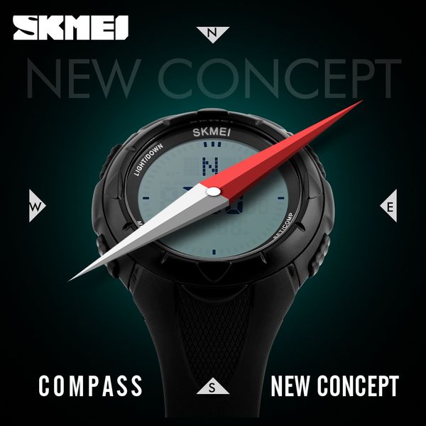 men compass watch outdoor digital sports climbing 5atm waterproof world time watch skmei mans clock men sports watches, Slivery;brown
men compass watch outdoor digital sports climbing 5atm waterproof world time watch skmei mans clock men sports watches, Slivery;brown