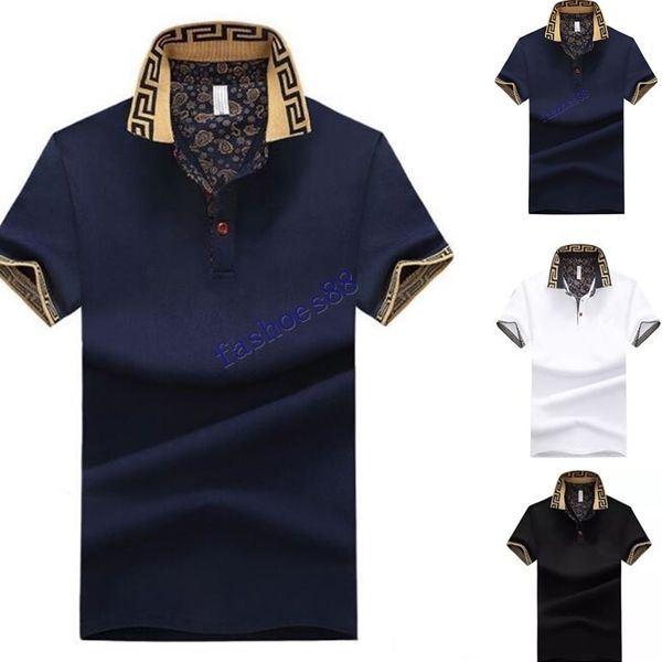 2020 мужские дизайнерские футболки summer casual с коротким рукавом trun воротник топы мужской футболки, White;black
2020 мужские дизайнерские футболки summer casual с коротким рукавом trun воротник топы мужской футболки, White;black