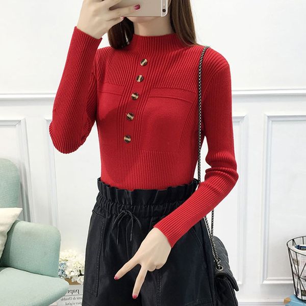 autumn women sweater high elastic solid turtleneck sweater women slim tight bottoming knitted winter pullovers, White;black
autumn women sweater high elastic solid turtleneck sweater women slim tight bottoming knitted winter pullovers, White;black