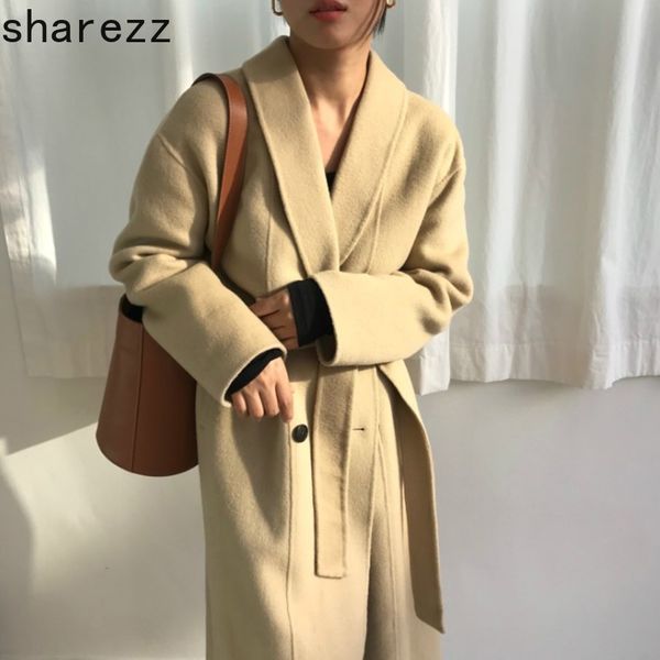 spring autumn wool coat women 2020 new retro slim double-breasted overcoat yellow winter long cashmere woolen coat with belt, Black
spring autumn wool coat women 2020 new retro slim double-breasted overcoat yellow winter long cashmere woolen coat with belt, Black
