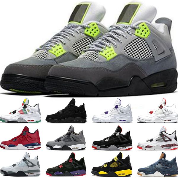 wholesale 4 4s basketball shoes jumpman black cat rasta neon metallic purple red what the mens trainers sneakers sports
wholesale 4 4s basketball shoes jumpman black cat rasta neon metallic purple red what the mens trainers sneakers sports