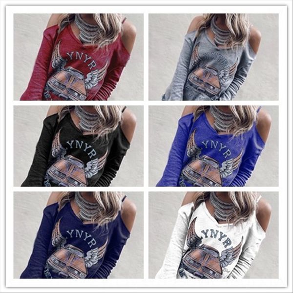 2019new car printed t- v-neck long-sleeved base wear 2019new car printed t-shirt v-neck long-sleeved women's base shirt women's we, White
2019new car printed t- v-neck long-sleeved base wear 2019new car printed t-shirt v-neck long-sleeved women's base shirt women's we, White
