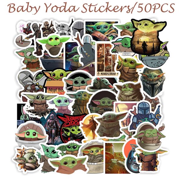 50pcs baby yoda stickers cartoon mandalorian stickers home decoration master lapskateboard luggage guitar bike motorcycle decal toys
50pcs baby yoda stickers cartoon mandalorian stickers home decoration master lapskateboard luggage guitar bike motorcycle decal toys