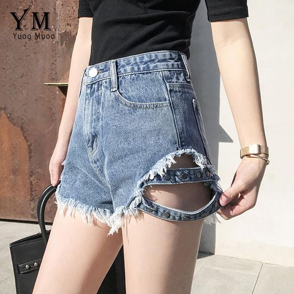yuoomuoo 2019 women loose wide leg pants style summer denim short jeans rivet sequined hole high waist zipper fly shorts, Blue
yuoomuoo 2019 women loose wide leg pants style summer denim short jeans rivet sequined hole high waist zipper fly shorts, Blue
