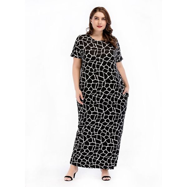 new european and american style knit large size women's dress arabian loose robe 4xl, Black;gray
new european and american style knit large size women's dress arabian loose robe 4xl, Black;gray