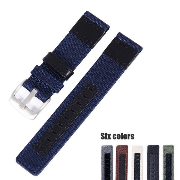 20mm 22mm 24mm canvas nylon + belt made of leather strap universal watch quick release steel buckle strap wrist, Black;brown
20mm 22mm 24mm canvas nylon + belt made of leather strap universal watch quick release steel buckle strap wrist, Black;brown