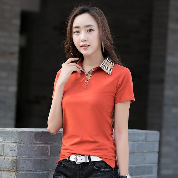 short-sleeved 2020 clothing summer clothes all-match women's lapel polo half-sleeved t-shirt women's slim shirt, White
short-sleeved 2020 clothing summer clothes all-match women's lapel polo half-sleeved t-shirt women's slim shirt, White