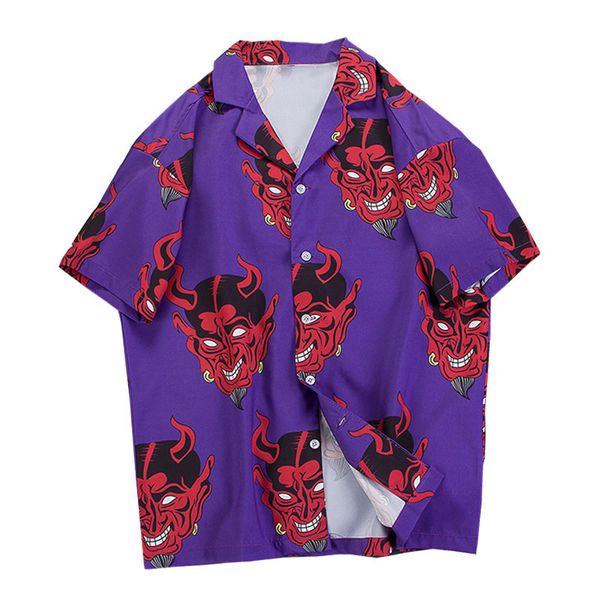 hawaiian shirt men hip hop streetwear devil anime printing shirts camisa masculina short sleeve for men holiday beach shirts, White;black
hawaiian shirt men hip hop streetwear devil anime printing shirts camisa masculina short sleeve for men holiday beach shirts, White;black