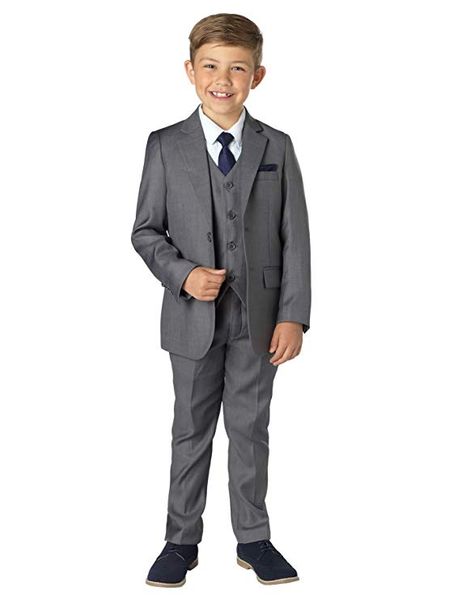 grey royal blue suit for boy costume kids wedding suit blazer boys suits for weddings boys tuxedo 5pcs/set(jacket+pants+vest+shirt+bow tie, Black
grey royal blue suit for boy costume kids wedding suit blazer boys suits for weddings boys tuxedo 5pcs/set(jacket+pants+vest+shirt+bow tie, Black