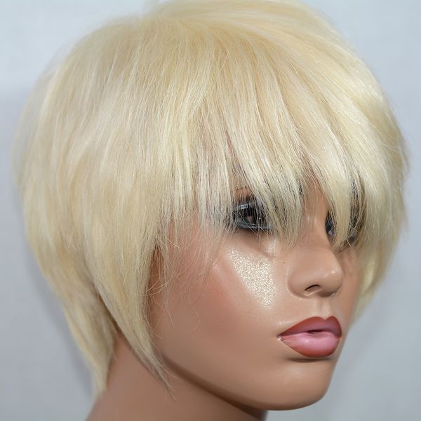 vancehair 613 blonde full machine human hair wigs short human hair pixie cut layered bob wigs, Black;brown
vancehair 613 blonde full machine human hair wigs short human hair pixie cut layered bob wigs, Black;brown