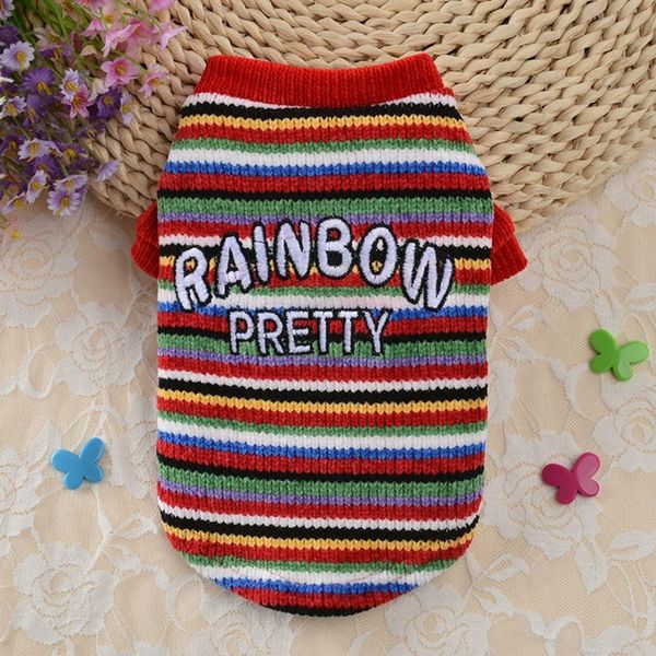 winter pet clothes for small dogs clothing pets coat rainbow sweater for dog sweaters vest clothing teddy chihuahua jacket dog apparel 
winter pet clothes for small dogs clothing pets coat rainbow sweater for dog sweaters vest clothing teddy chihuahua jacket dog apparel