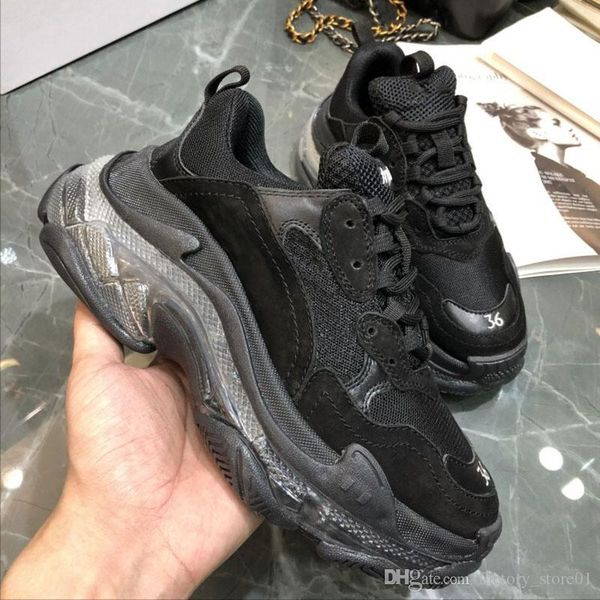 2019 men women casual shoes sneakers cushion triple s 3.0 dad shoe casual combination nitrogen outsole crystal bottom, Black
2019 men women casual shoes sneakers cushion triple s 3.0 dad shoe casual combination nitrogen outsole crystal bottom, Black