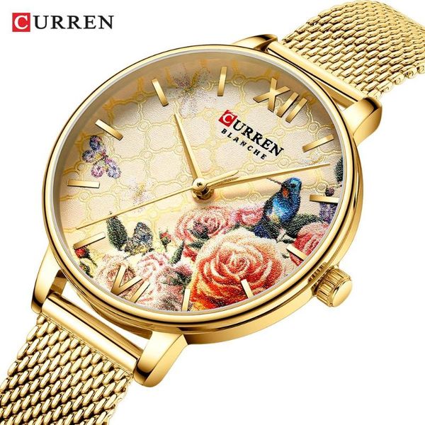 curren fashion casual quartz watch creative elegant ladies watch classical women wristwatch japan movement for girl gold, Slivery;brown
curren fashion casual quartz watch creative elegant ladies watch classical women wristwatch japan movement for girl gold, Slivery;brown