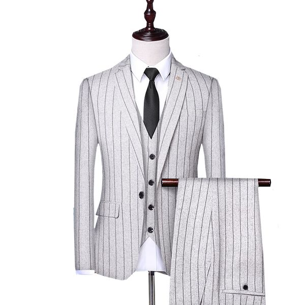 3 pieces set mens suits stripe slim fit wedding suits groom tuxedos formal business casual work wear (blazer+pants+vest, White;black
3 pieces set mens suits stripe slim fit wedding suits groom tuxedos formal business casual work wear (blazer+pants+vest, White;black