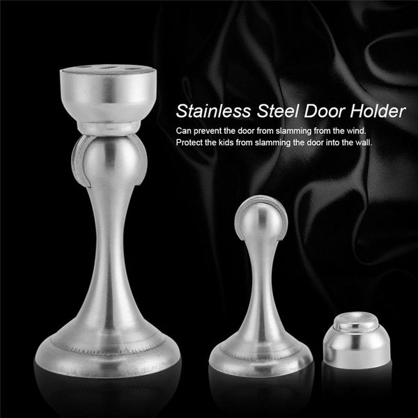 stainless steel office door floor magnetic sser holder/catch home office use