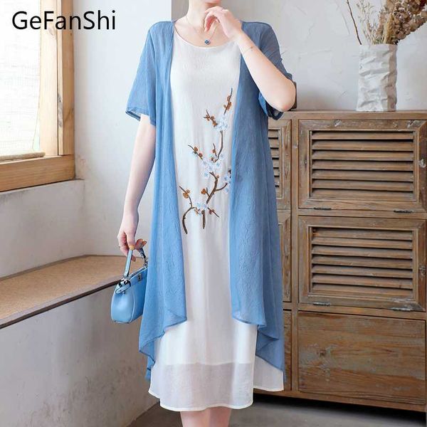 2020 new summer women's dress plus size vintage embroidery short sleeve casual loose ladies fashion long dresses one piece, Black;gray
2020 new summer women's dress plus size vintage embroidery short sleeve casual loose ladies fashion long dresses one piece, Black;gray