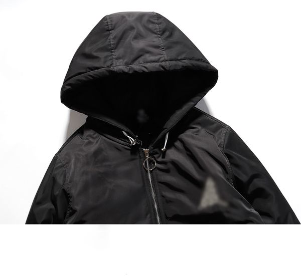 boutique embroidery men coat zipper logo boutique down jacket classic business coats designer custom counter splice coats, Black
boutique embroidery men coat zipper logo boutique down jacket classic business coats designer custom counter splice coats, Black