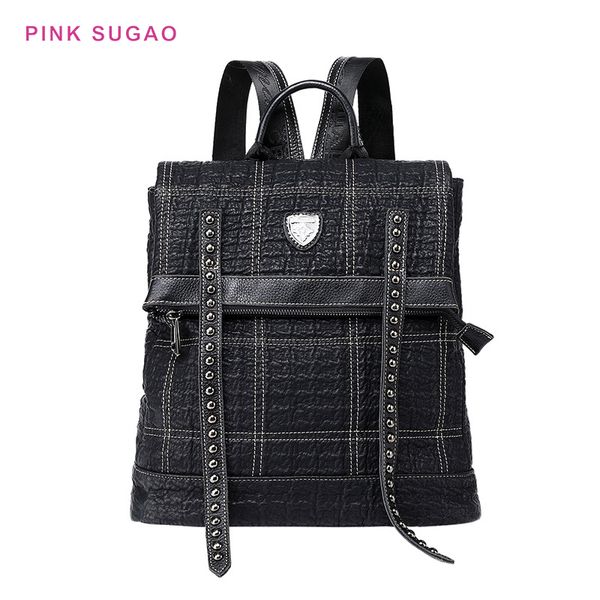 pink sugao designer backpacks women shoulder bag studded large-capacity fashion travel retro style casual dual-use backpack school bag
pink sugao designer backpacks women shoulder bag studded large-capacity fashion travel retro style casual dual-use backpack school bag