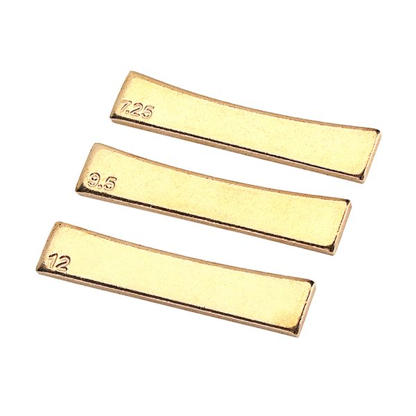 3pcs guitar fret press caul insert luthier tool made of brass, durable and sturdy
3pcs guitar fret press caul insert luthier tool made of brass, durable and sturdy