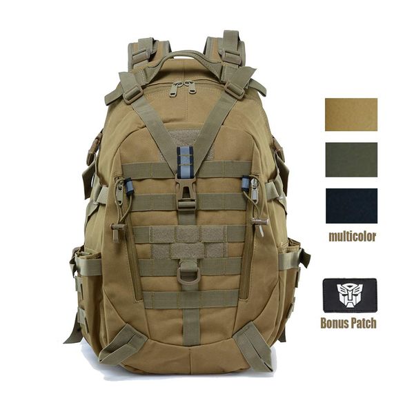 tactical backpack 900d with reflector 40l militray rucksack hiking camping shoulder bag for daily use outdoor activities
tactical backpack 900d with reflector 40l militray rucksack hiking camping shoulder bag for daily use outdoor activities