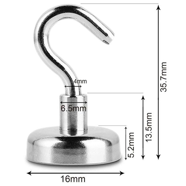 magnetic hooks, strong neodymium magnet hook for home, kitchen, workplace, office and garage, 22lbs
magnetic hooks, strong neodymium magnet hook for home, kitchen, workplace, office and garage, 22lbs