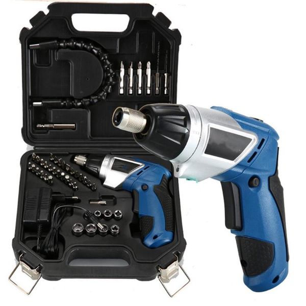 46pcs/set multifunction electric screwdriver rechargeable lithium battery screwdriver
46pcs/set multifunction electric screwdriver rechargeable lithium battery screwdriver